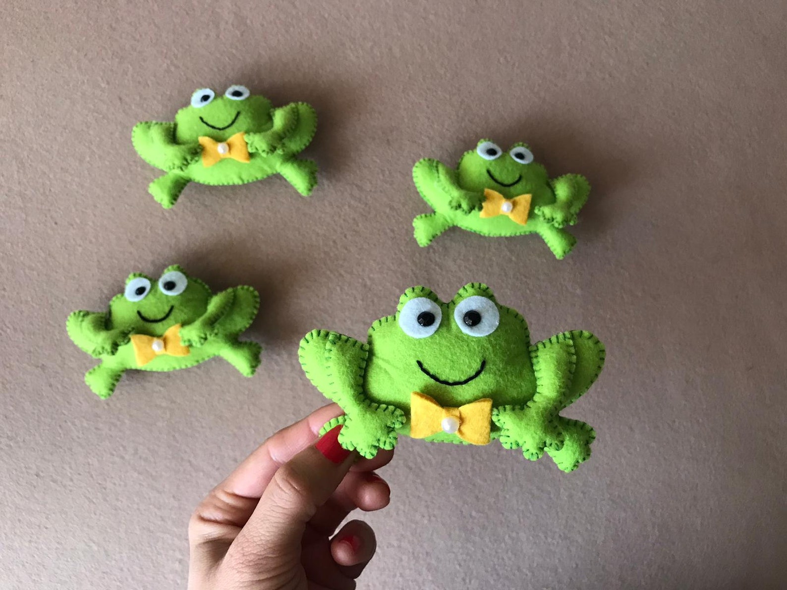 Felt frog pattern Felt sewing frog PDF tutorial DIY frog Etsy