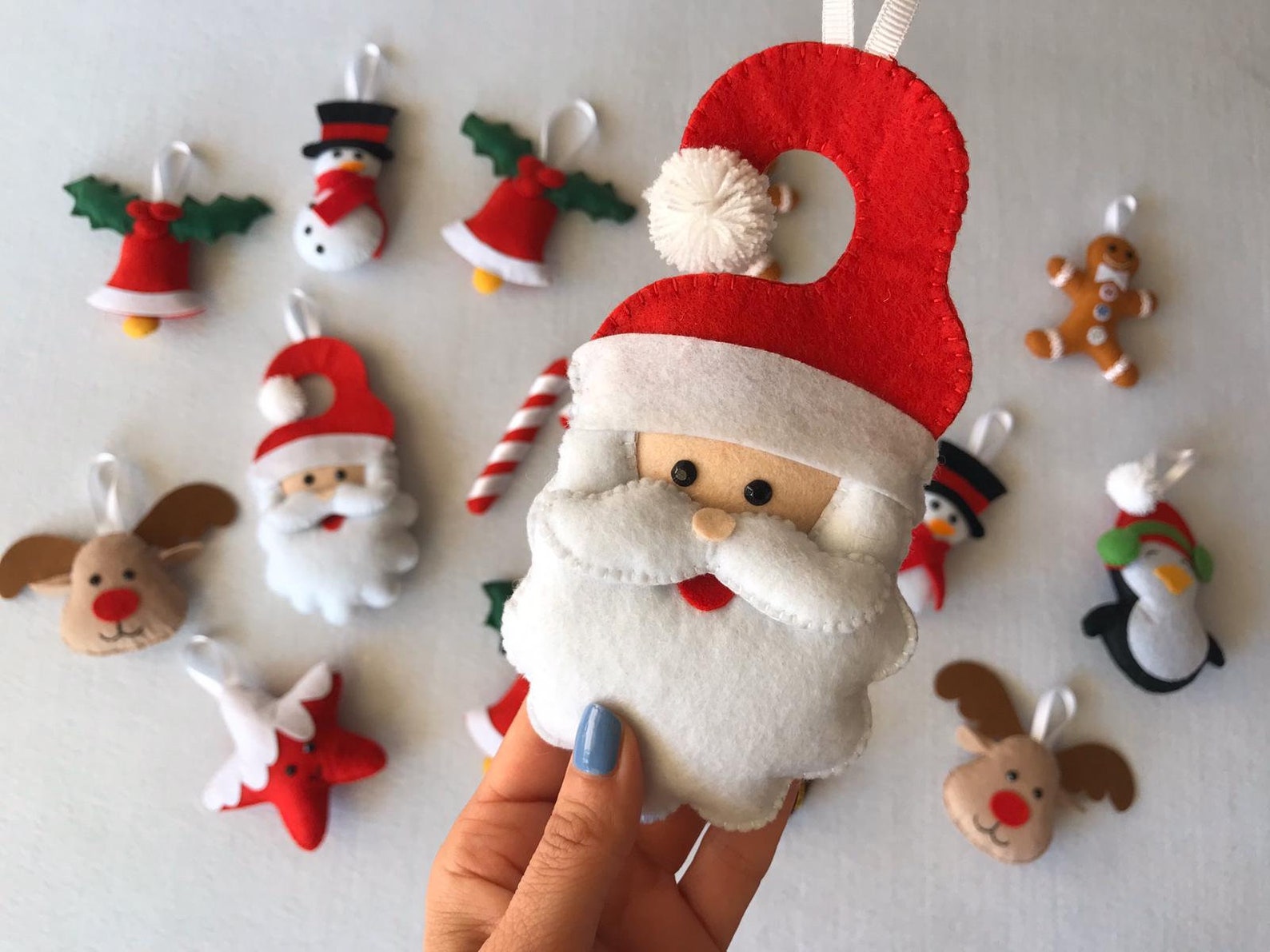 Christmas Ornaments Pdf Pattern Sewing Tutorial Diy - Etsy