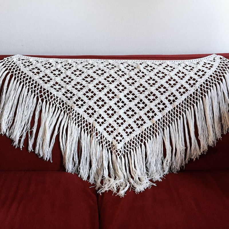 macrame shawl