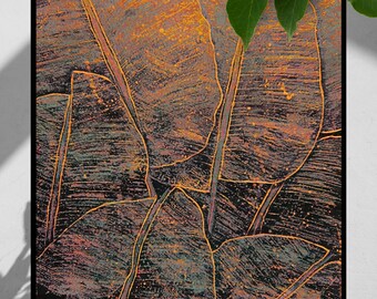 Copper Palm, Art Print