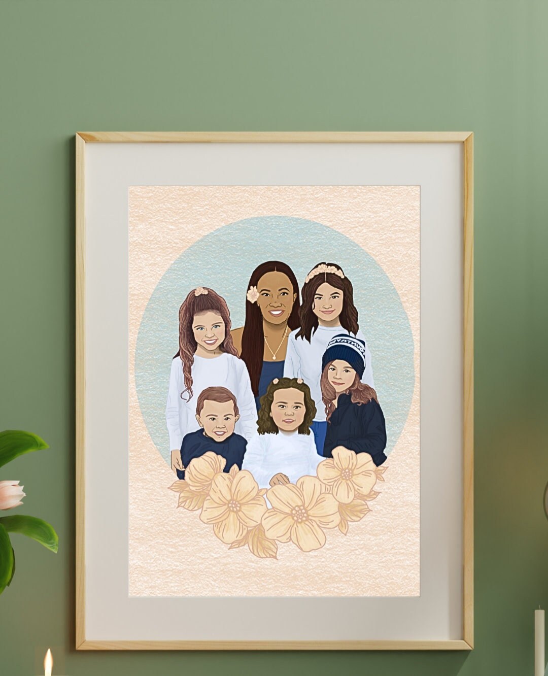 Illustrated Family Portraits - Etsy
