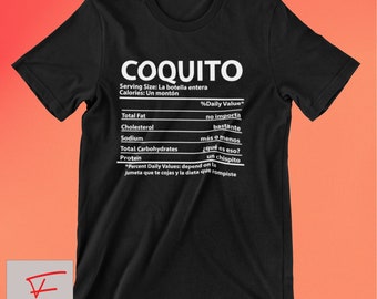 Coquito Funny Facts Puerto Rico Shirt