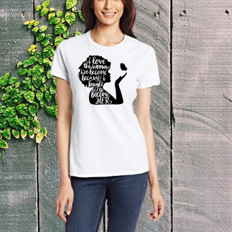 The Woman I/'ve Become Ladies T-shirt Laugh Out Loud T-shirt Women Humour T-shirt