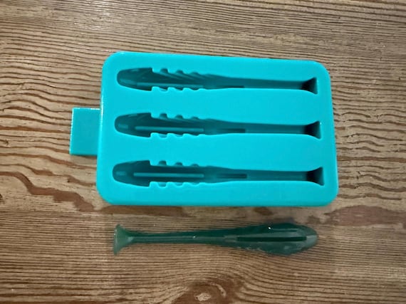 Moule Pêche DIY Appâts Plastique Moule à Leurres Souples En