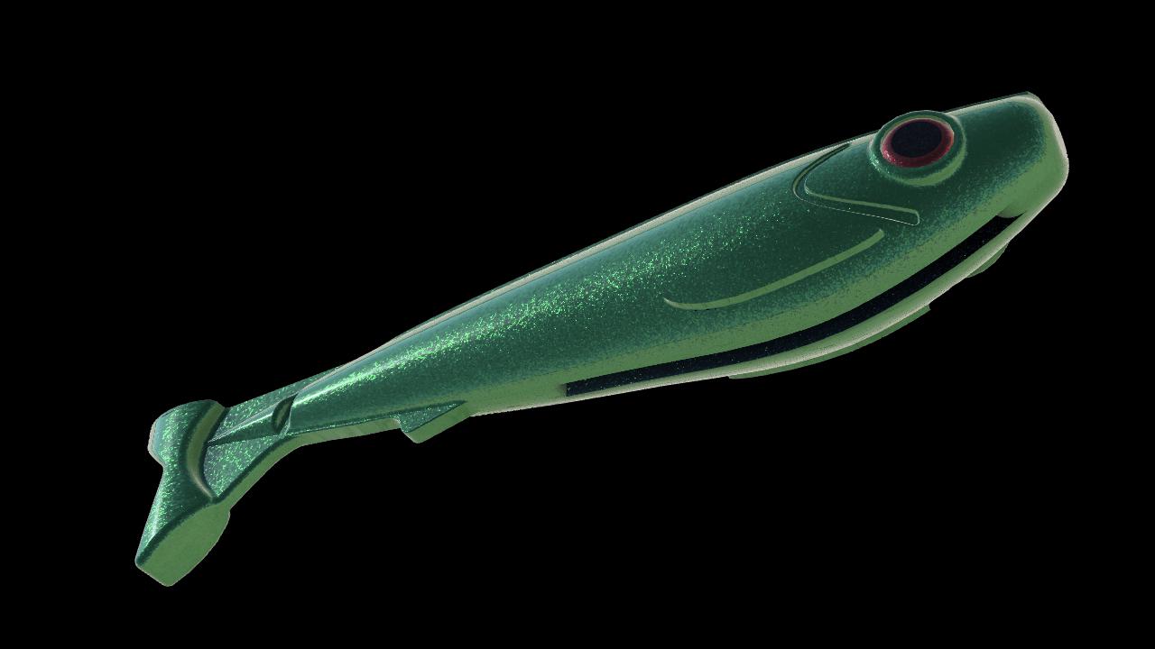 Moule à Appâts De Pêche 4,5" Paddletail Swimbait - Pour Bricoler Vos Leurres, En Pierre Acrylique