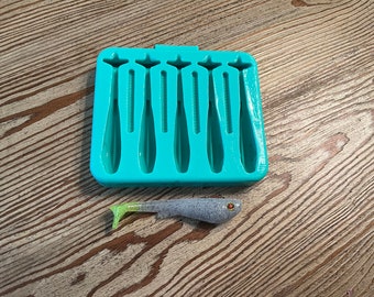Soft Plastic Bait Mold, 3.75 Inch Swimbait, Plastisol , USA Made