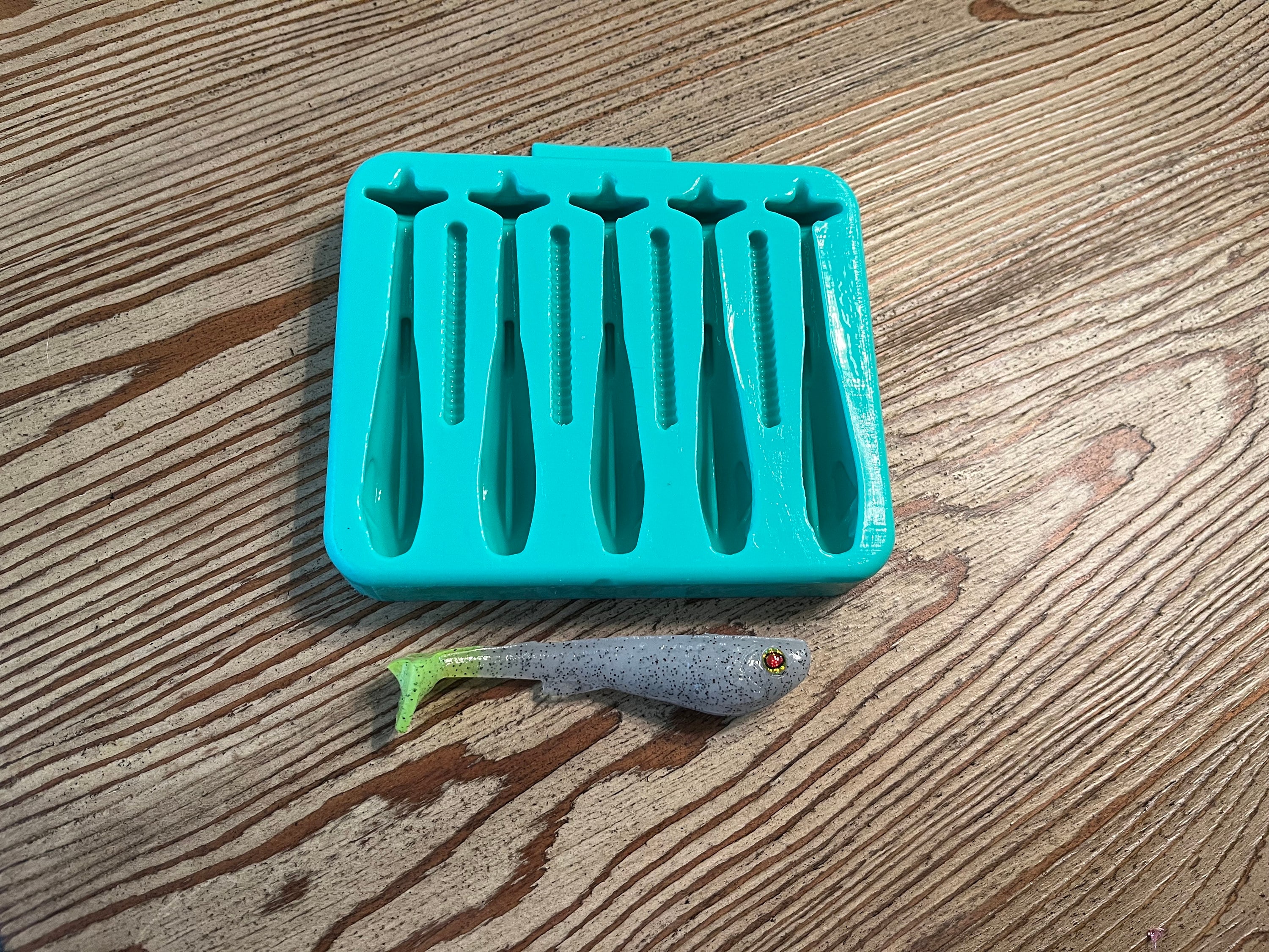 Soft Plastic Swim Bait Mold 