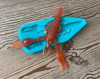 Soft Plastic Bait Mold, 6 Inch Craw Softbait, Lure, Plastisol, Made In USA