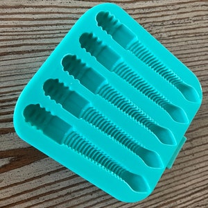 Soft Plastic Bait Mold, 3.75 inch trick worm, Ned, drop shot,  Plastisol , USA Made