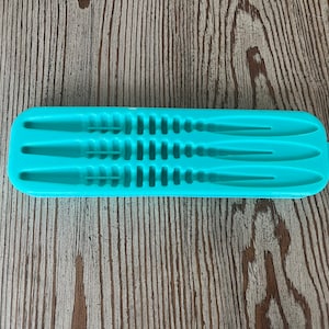 Soft Plastic Bait Mold, 8 inch ribbed trick worm, Plastisol , USA Made