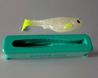 Mjukplastbetesform, 13 cm paddelstjärt swimbait, Plastisol, Tillverkad i USA