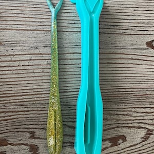 Soft Plastic Bait Mold, 7.5 Inch fluke Jerkbait, Plastisol , USA Made
