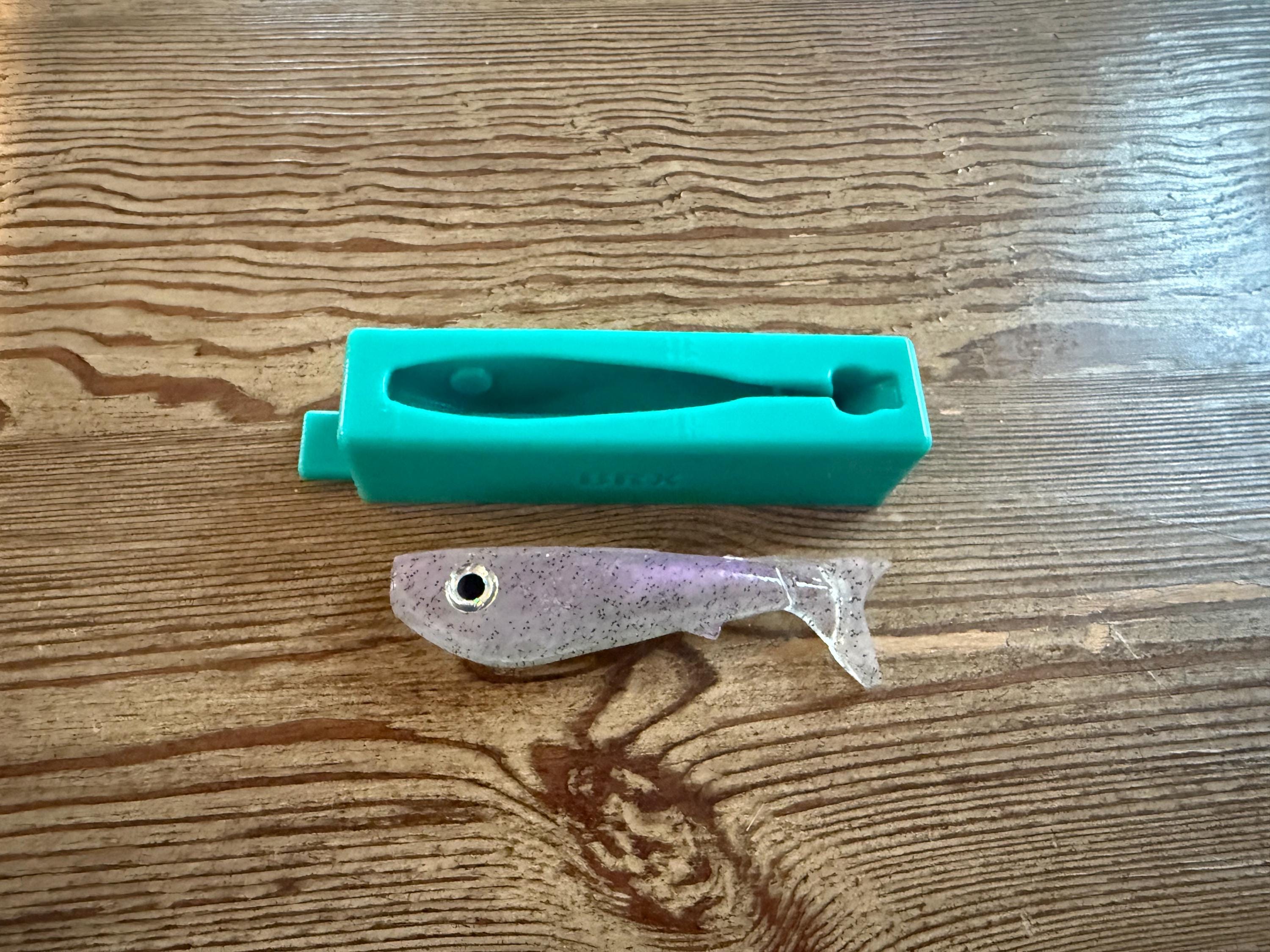 Soft Plastic Bait Mold, 3.75 Inch Killer Tail Swimbait, Twitch Bait,  Plastisol , USA Made - Etsy
