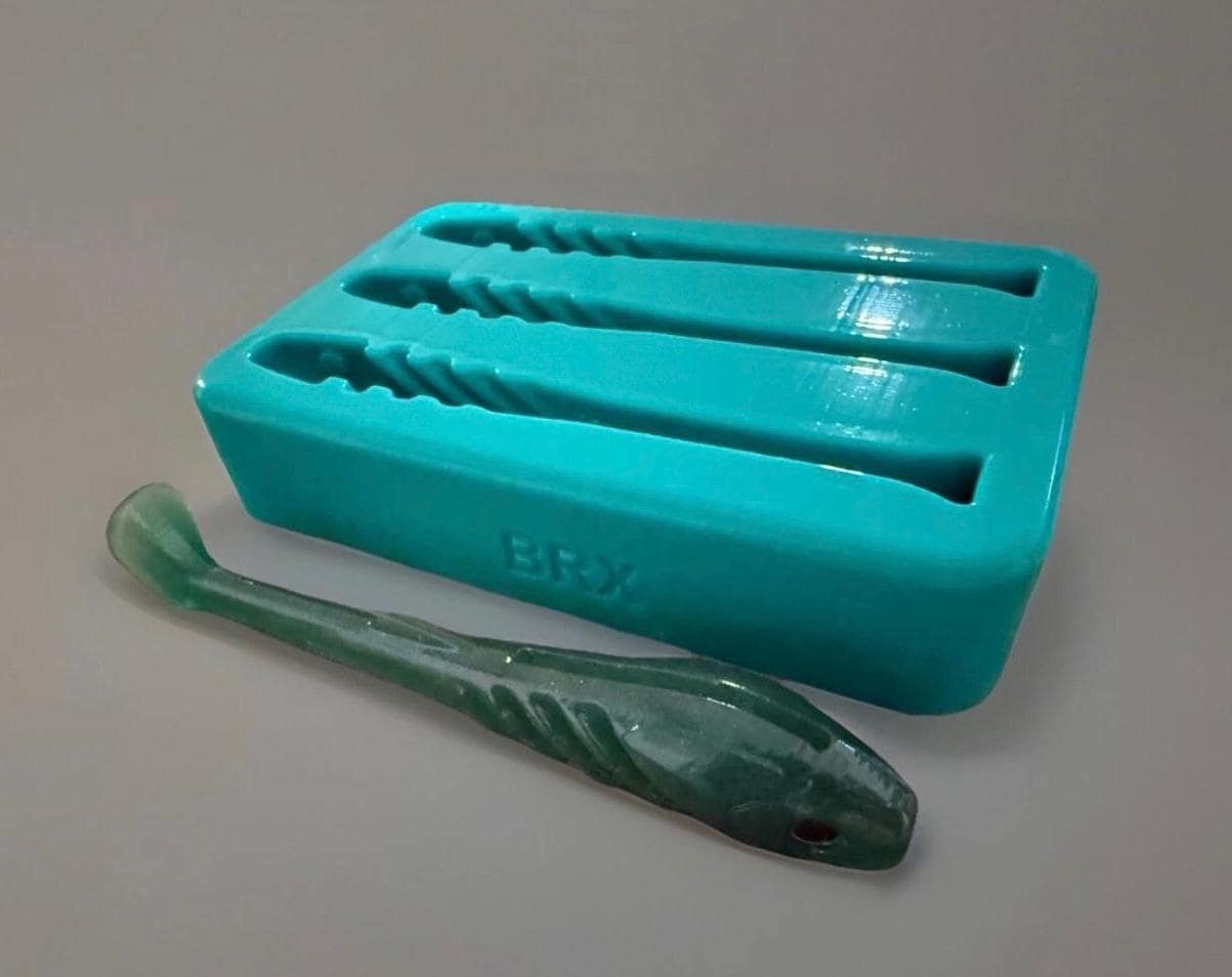 Appât De Pêche Fait Maison Moule à Appâts Souples DIY (CurlyGrub) Pour