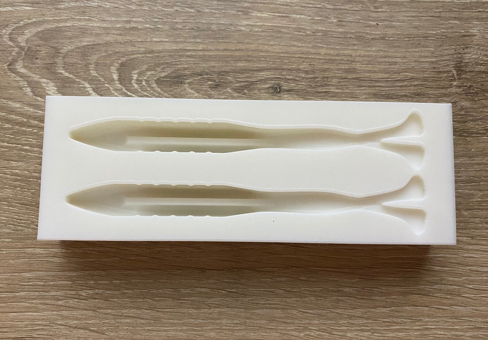 Soft Plastic Bait Mold 5 Inch Jerk Shad Fluke Bait Fishing Etsy Canada