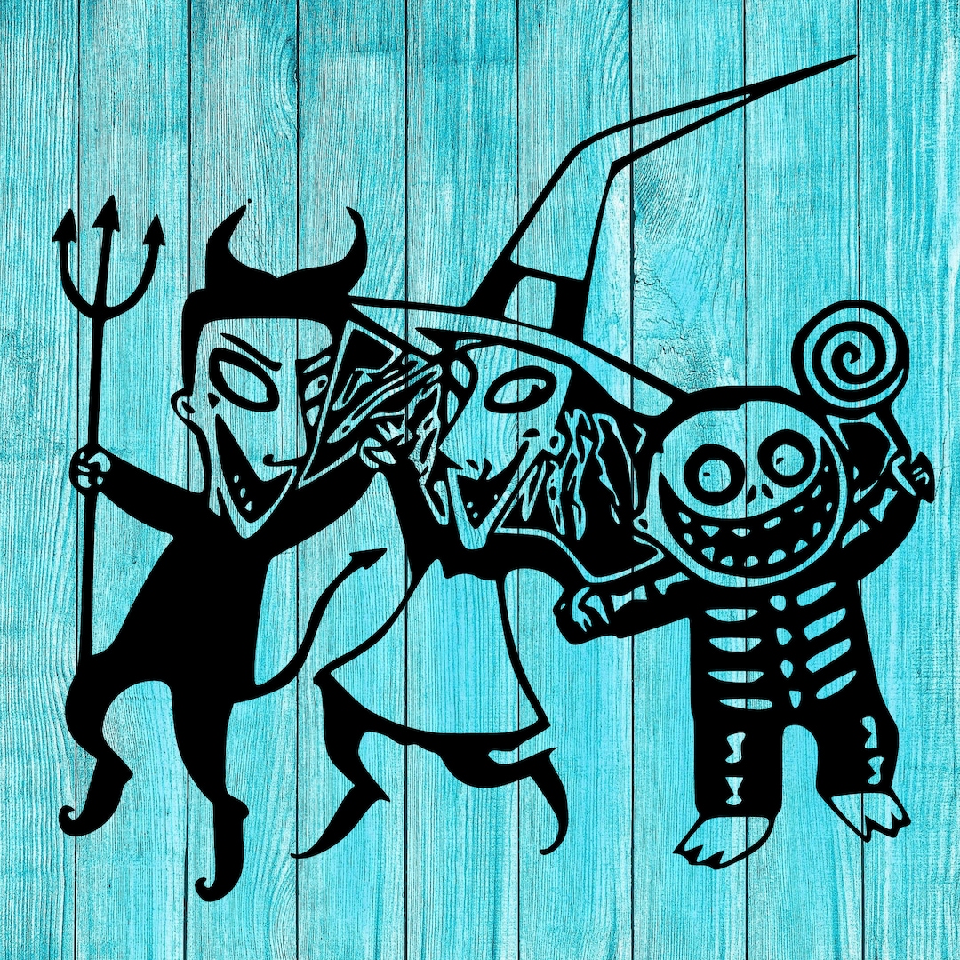 Lock Shock and Barrel SVG, Png, Halloween Svg, Jack Skellington