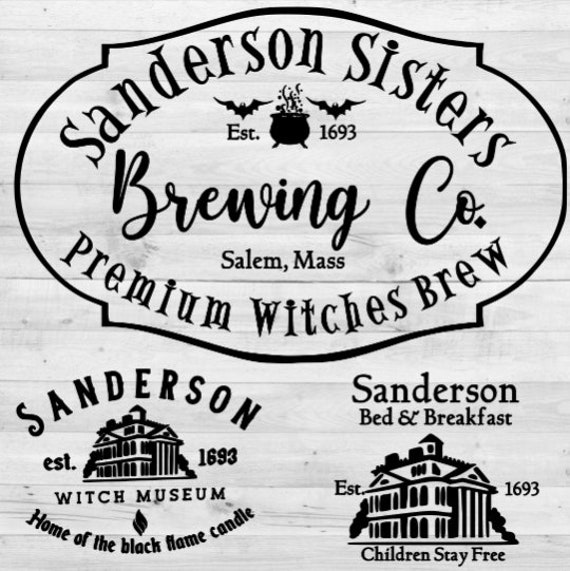 Sanderson Sister Svg And Png Files Sanderson Brewing Co Etsy