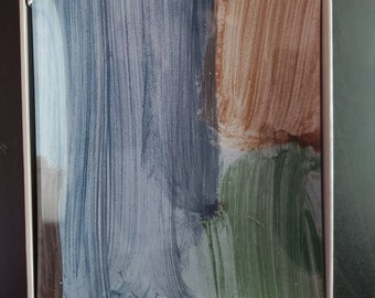 Fringe Studio Glass Tray w/ Variant Paint Strokes **OPEN BOX**