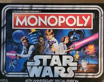 Monopoly: Star Wars 40th Anniversary Special Edition **USED**
