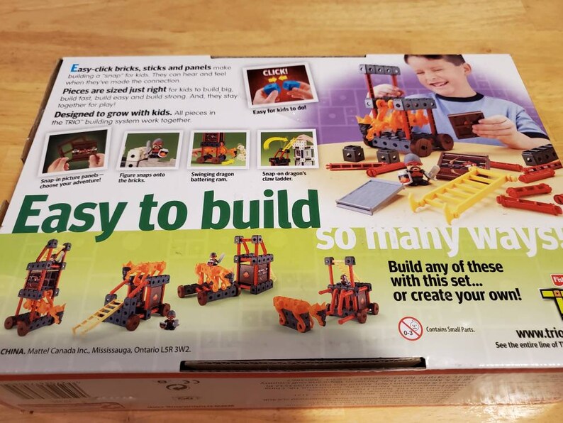 Fisherprice TRIO Blocks SIEGE Tower USED Etsy