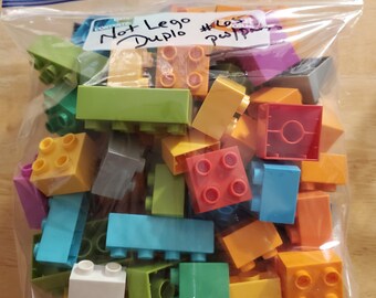 LEGO (NOT) Duplo Mixed Bag#3 60 pcs/parts **USED**