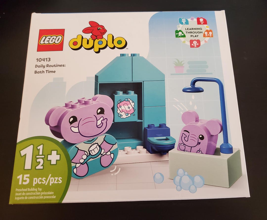Duplo Routine LEGO DUPLO My First Everyday Routines: Bathing #10413 15 Pcs/parts ...