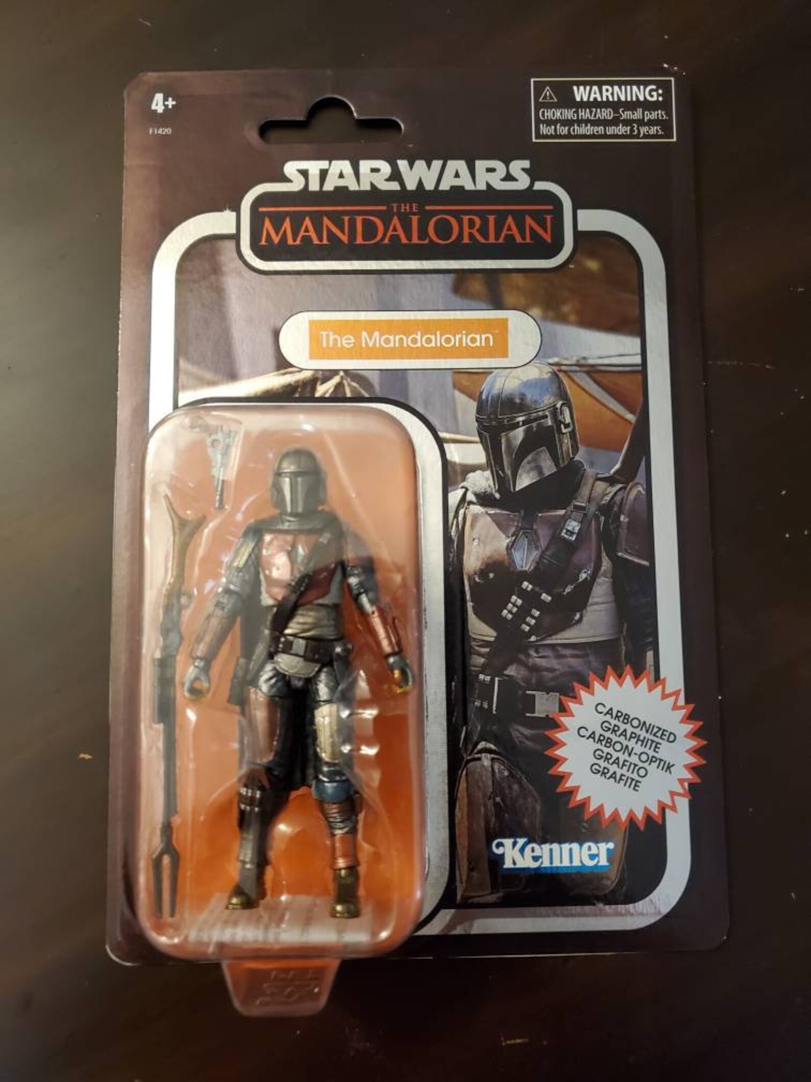 Star Wars Vintage Collection THE MANDALORIAN 3.75 Carbonized NEW - Etsy