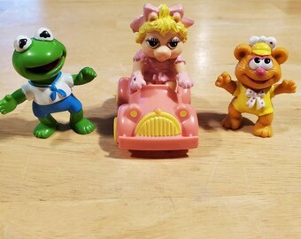 Vintage McDonald's Muppets vs. Modern Muppet Babies Figure Lot **USED**