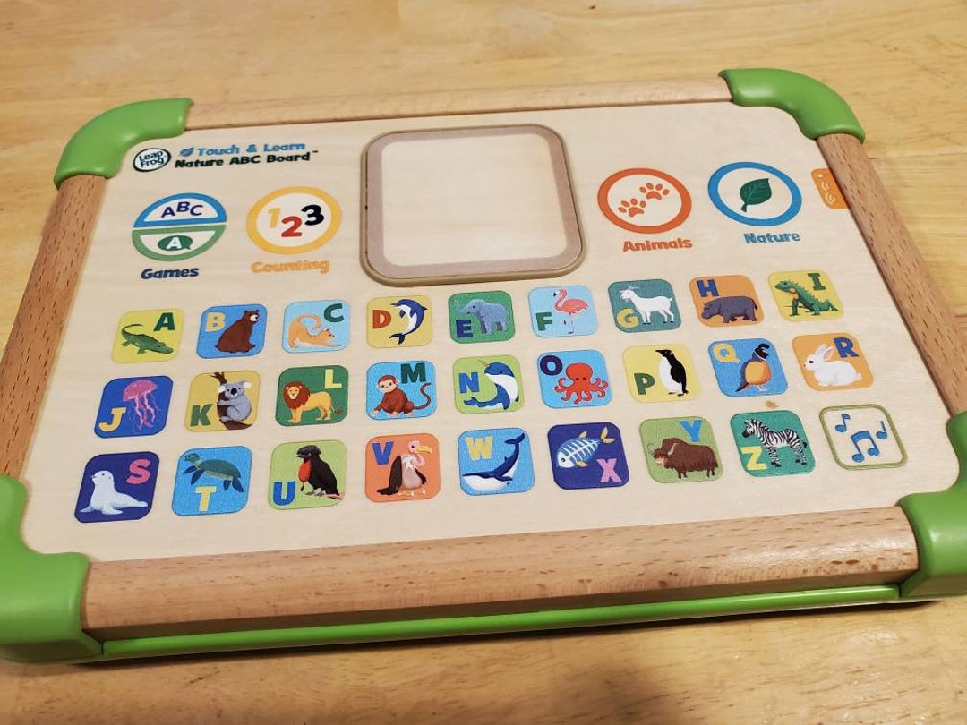 Leapfrog Touch and Learn ABC Tablet Lot w/ 2 Toys USED Etsy