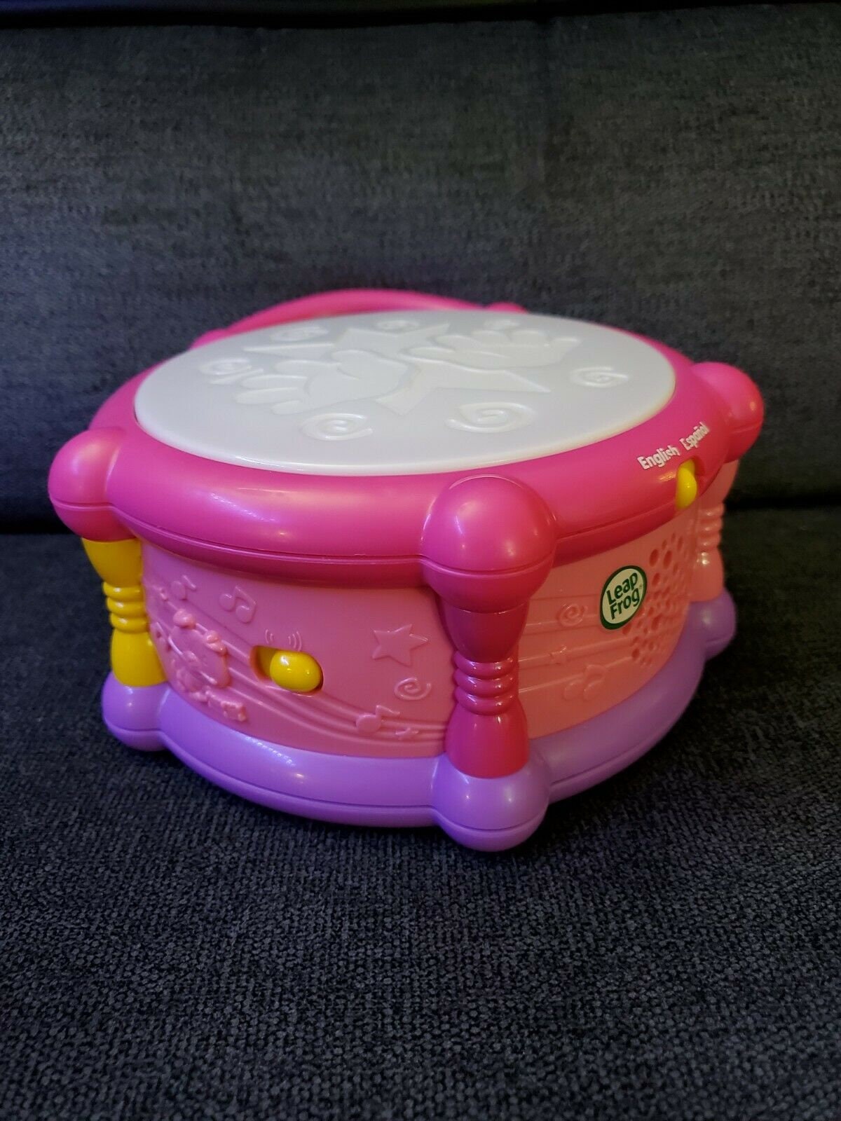 LeapFrog Learn & Groove Color Play Drum Bilingual Pink 