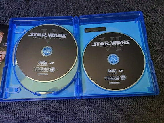 Star Wars Trilogy Episodes I-VI Blu-ray/dvd 6-disc Set **LIKE NEW
