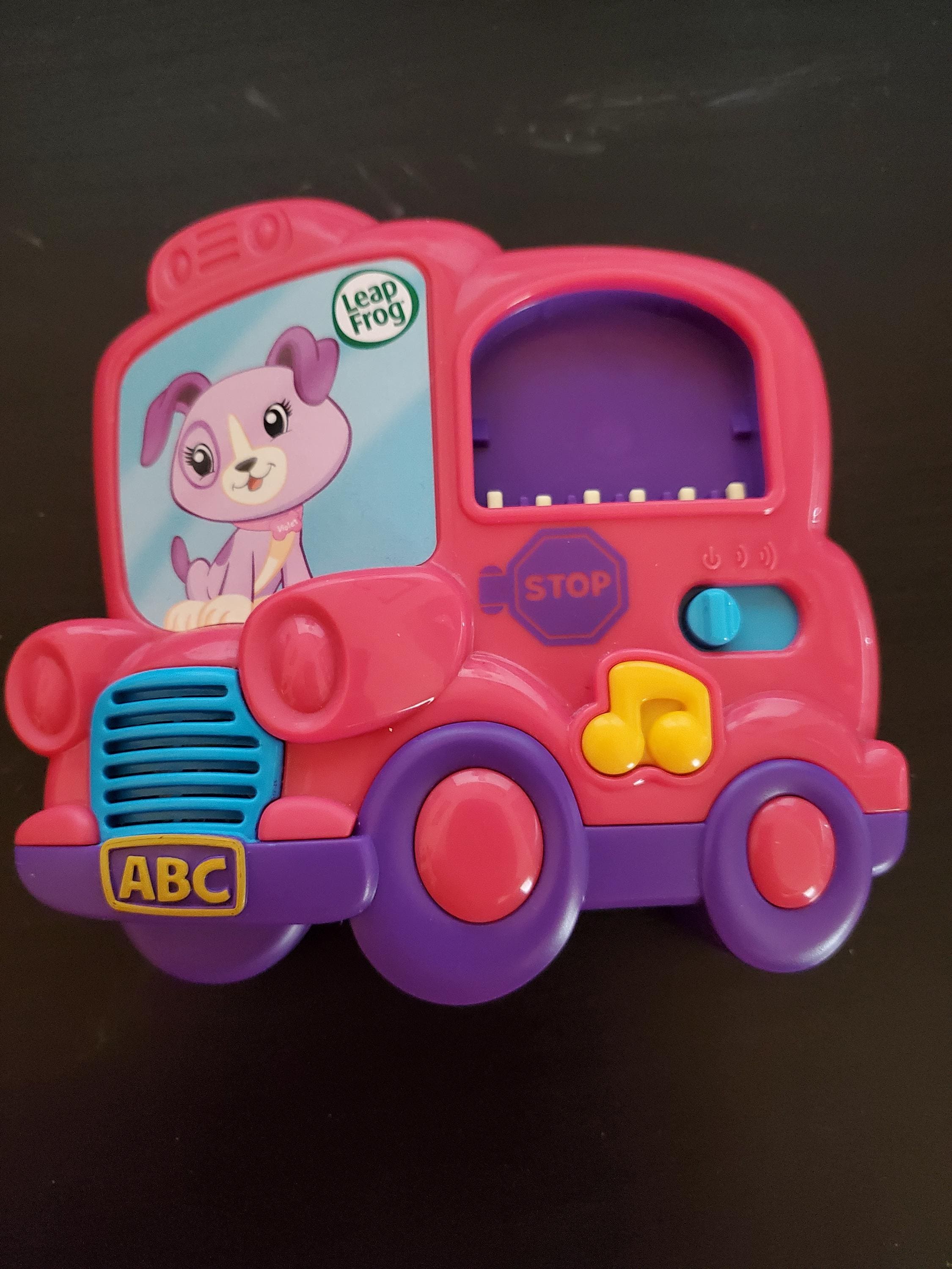 Leapfrog Tad's Fridge Phonics Alphabet Talking Bus (PINK) Magnetic