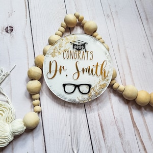 Acrylic Optometry Graduation Cake Topper, Class of 2024, Graduation Cake Topper, Optometry School Graduation, Optometrist Cake Topper
