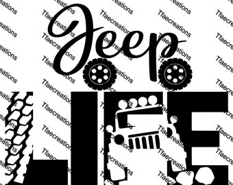 Jeep Life Svg Etsy