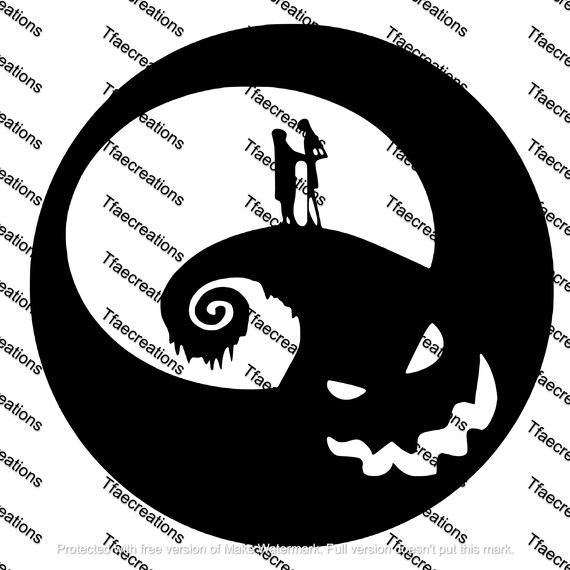 Nightmare Before Christmas Svg Etsy