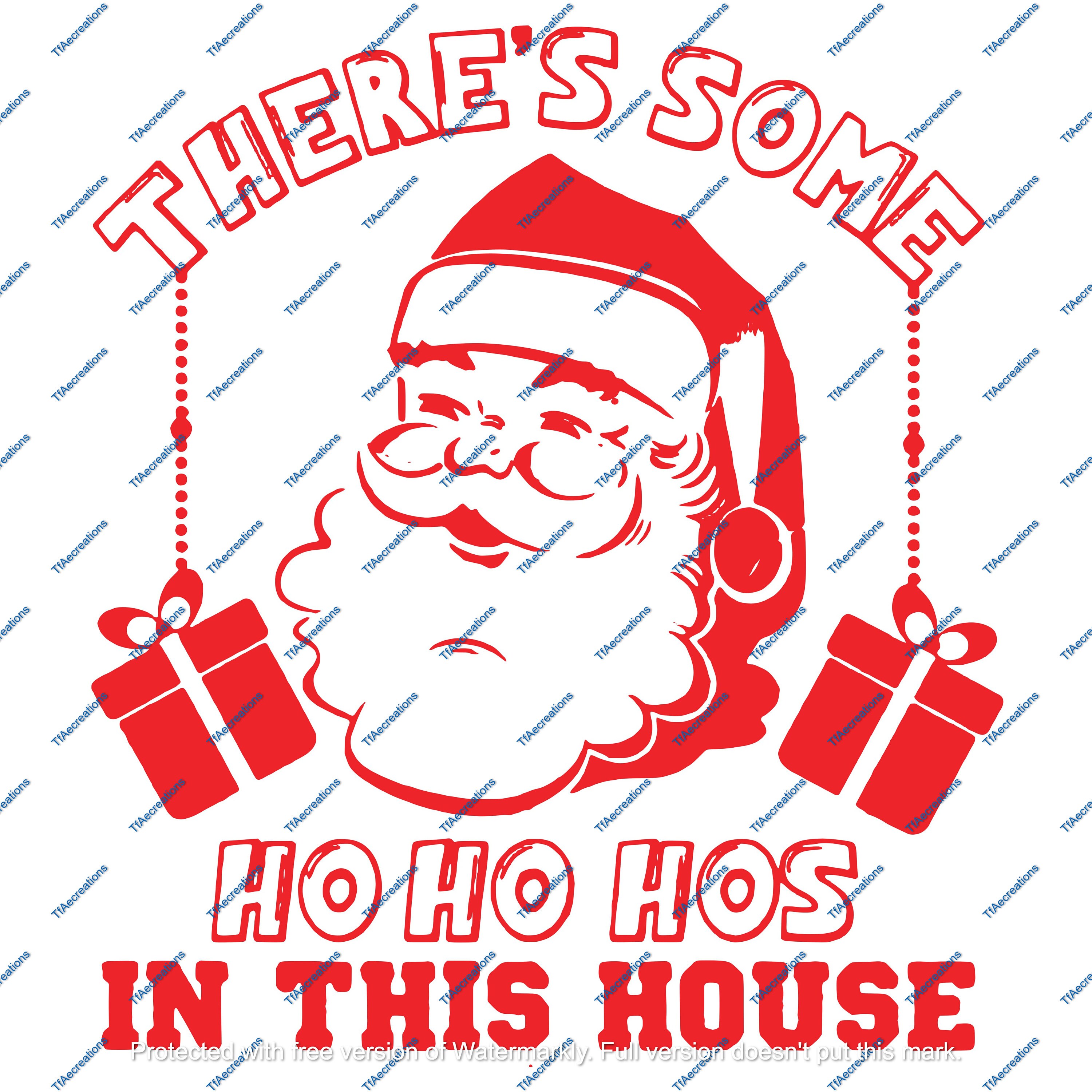 Santa hoes in this house Etsy
