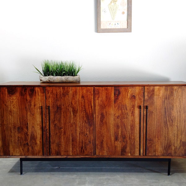 Villa Rinaldi Untono Sideboard | Real Wood Credenza with a Rustic Farmhouse Design