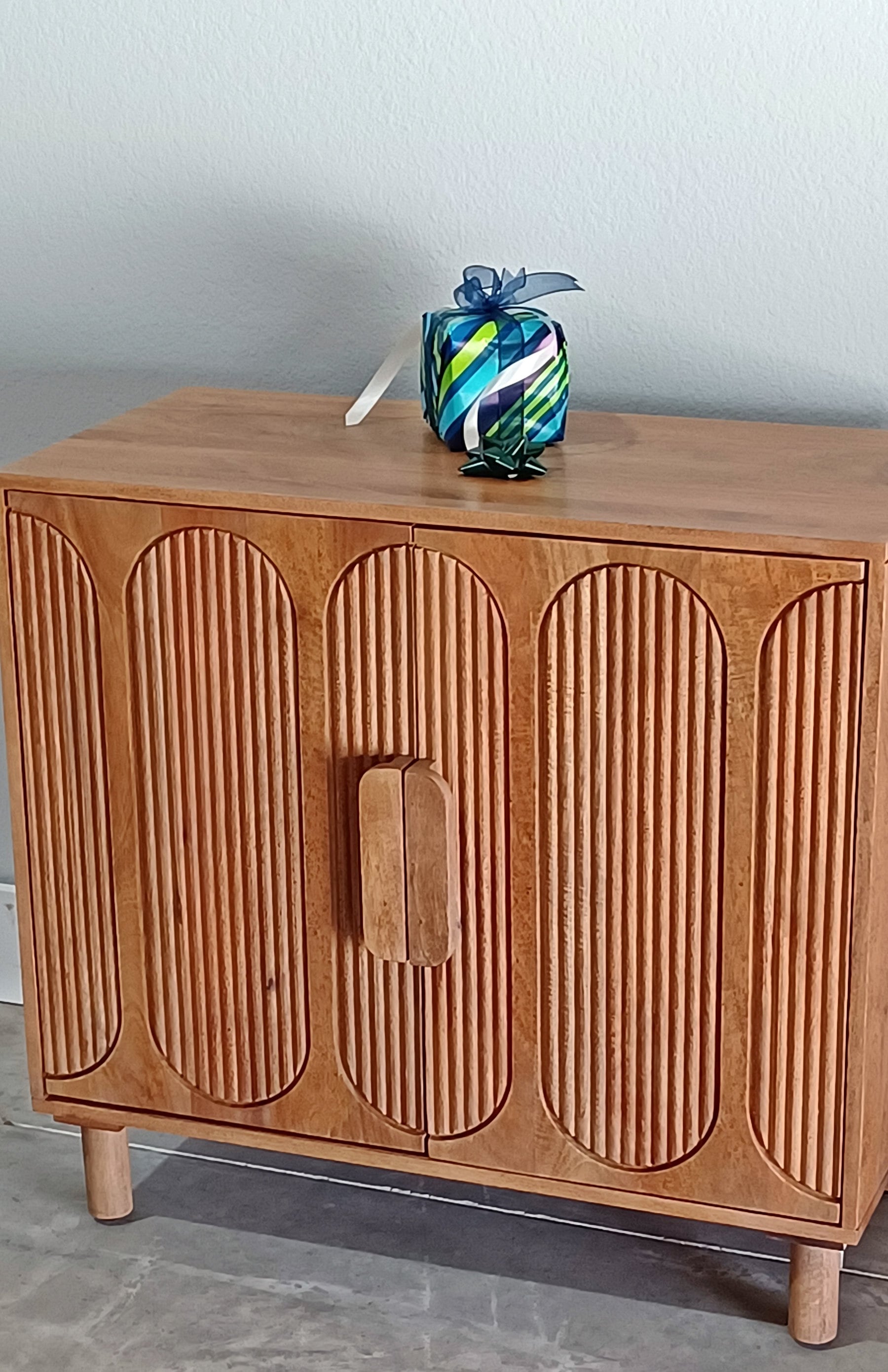1950s Swedish Sewing Box / Basket Made of Solid Elm