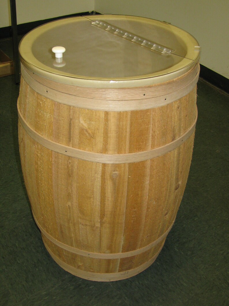 CEDAR barrel and food safe liner with lid B173019 MB Etsy