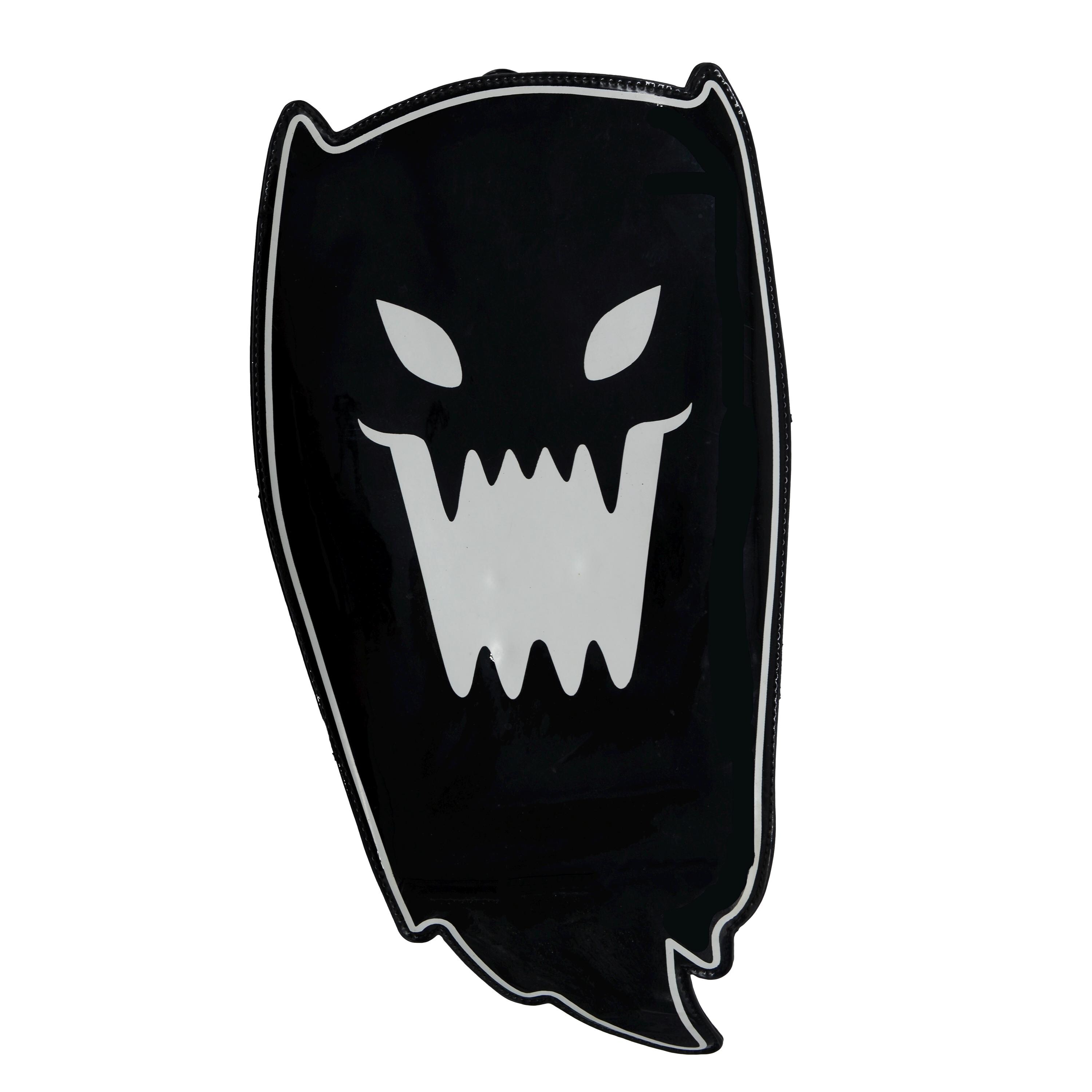 Kill Star Black Vinyl Ghost Bag, Spooky Goth Fashion 