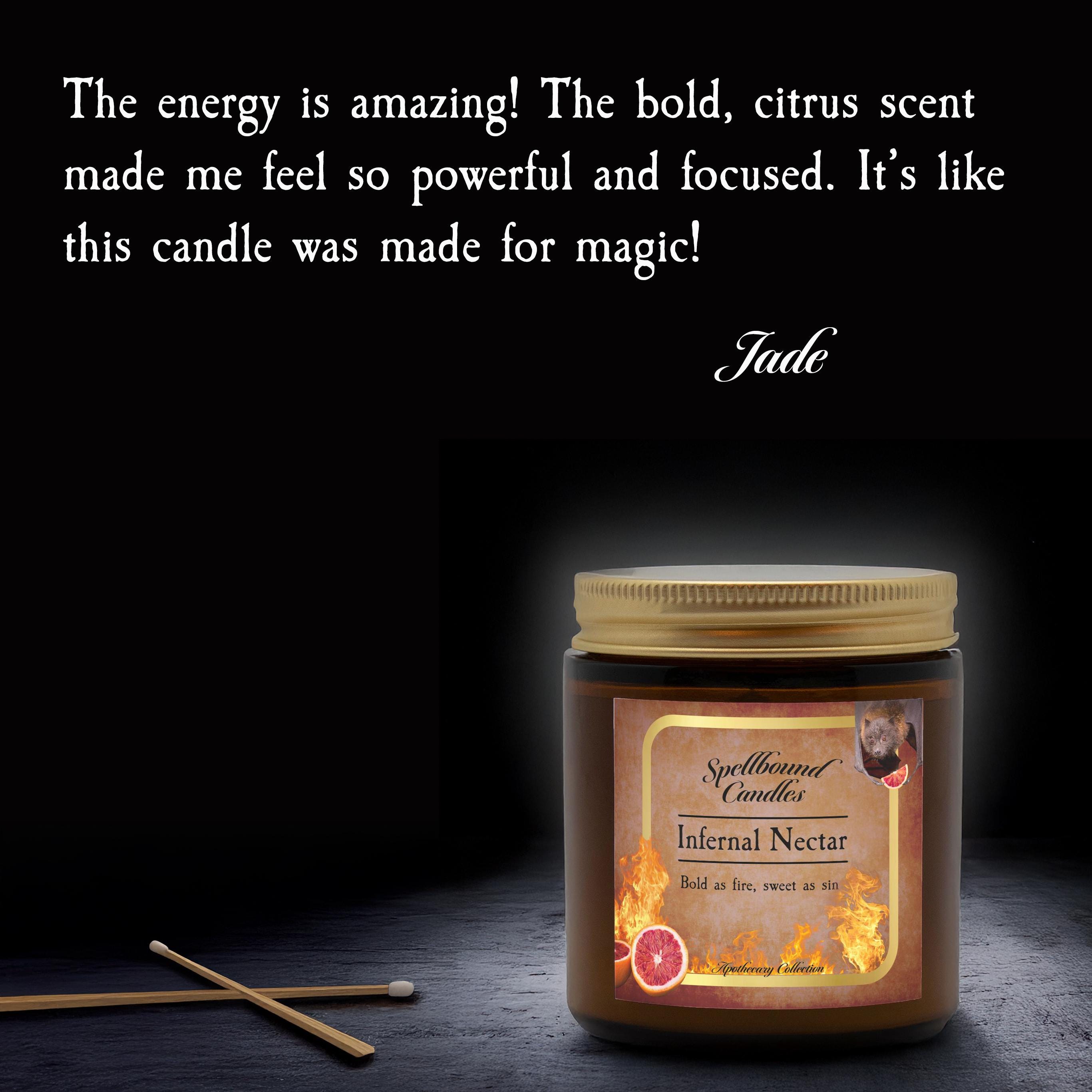 Venom & Vapor Apothecary Candle, Herbal Smoke Ritual Scent, Witchcraft ...