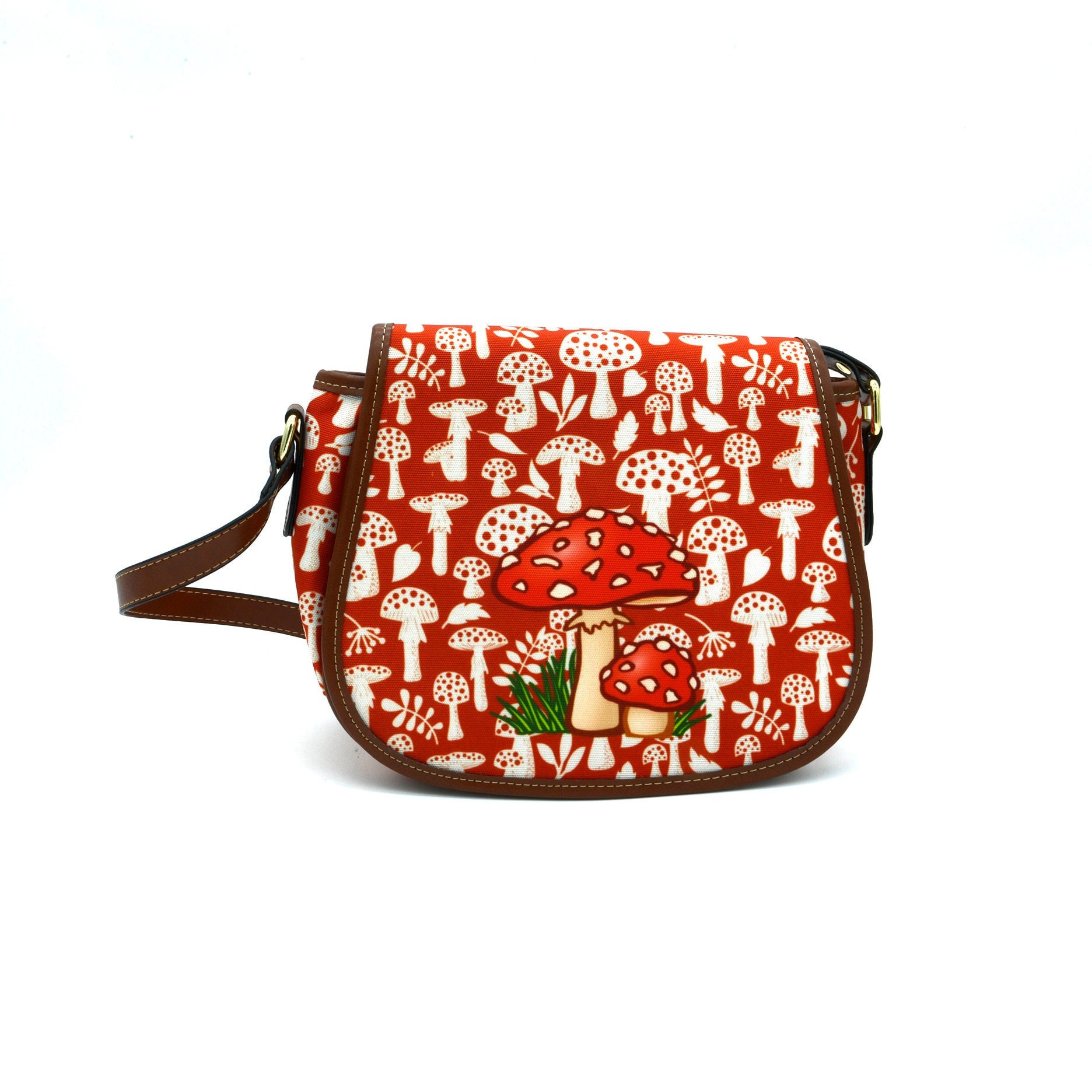 mushroom cross body bag