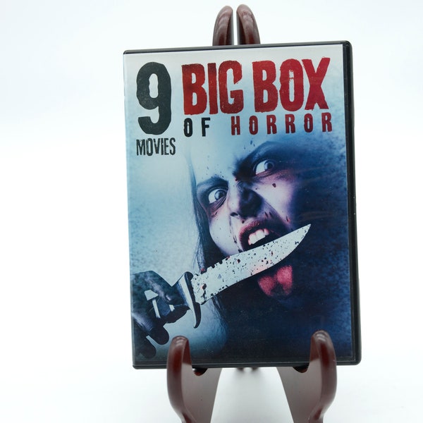 Big Box of Horror 9 Movies DVD | Spooky Season Watch List | Halloween Scary Movies Gift | Supernatural Thriller | Gory Slasher | Ghost Story