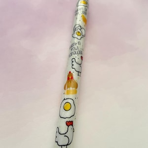 Stylo scintillant poulet