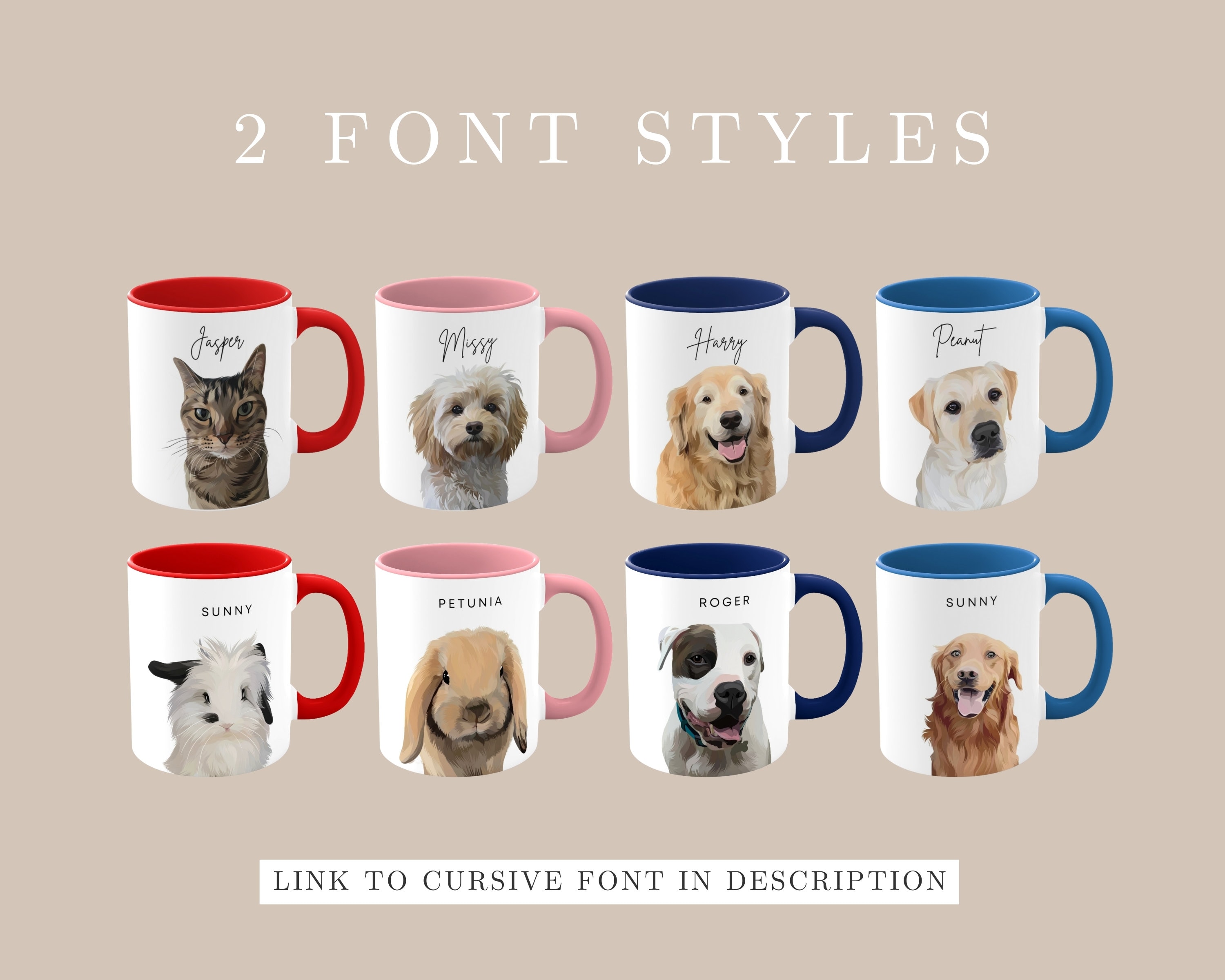 Mugs with top dogs on them