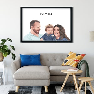 Custom Portrait, Custom Portrait From Photo, Baby Portrait, Family Portraits, Couple Portraits, Vector Illustration, Nursery Portrait, Decor image 8