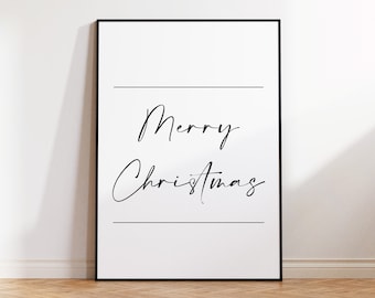 Merry Christmas Print, Christmas Print, Christmas Poster, Christmas Quote, Christmas Gift, Christmas Wall Art, Christmas