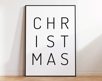 Christmas Print, Gift For Christmas, Christmas Art, Christmas Sign, Christmas Wall Art, Christmas Poster, Holiday Poster