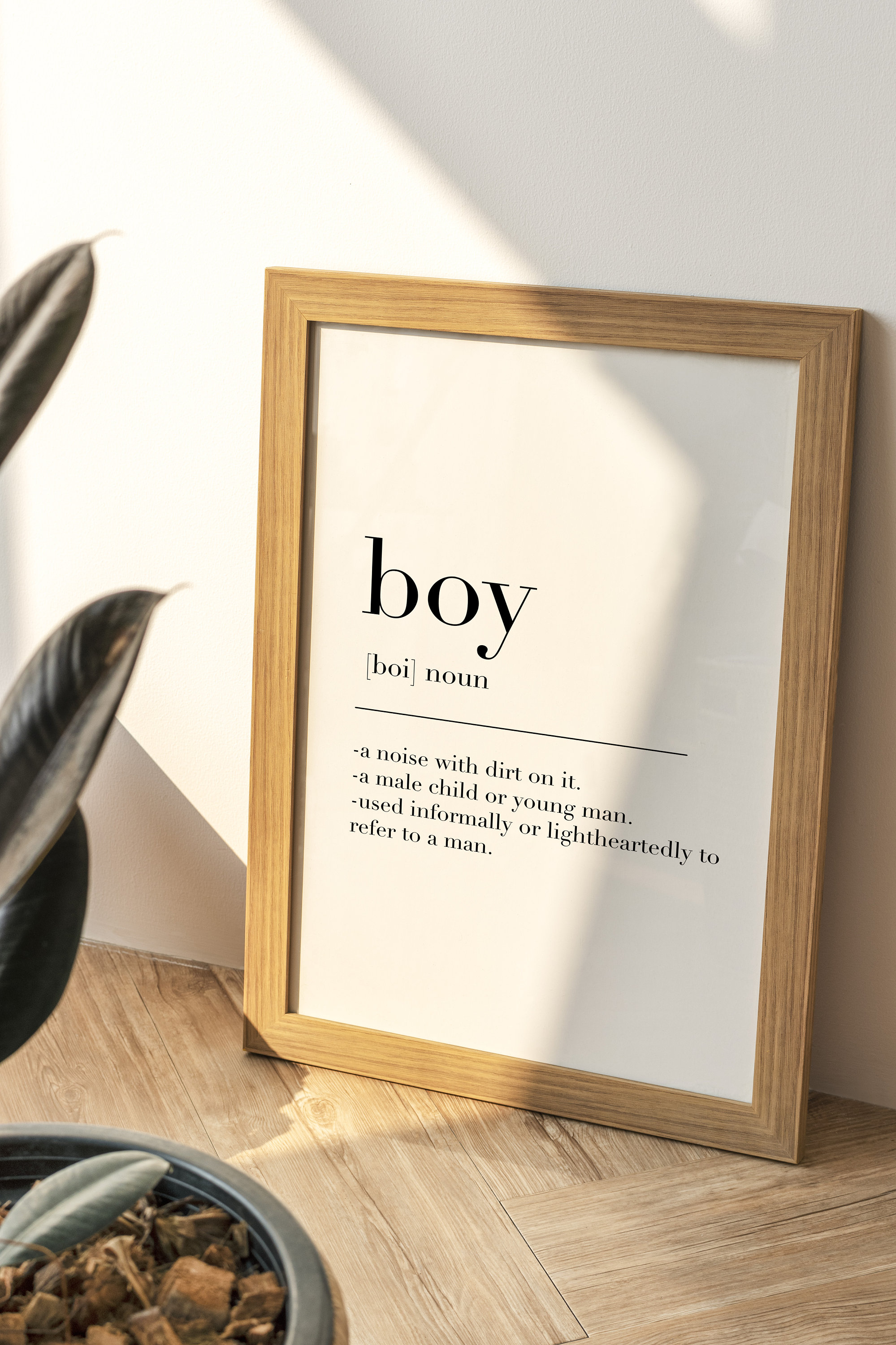 Boy Boy Print Boy Poster Boy Definition Boy Definition Etsy