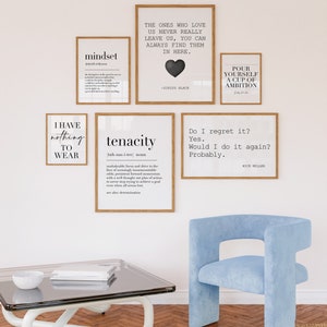 Commitment, Commitment Poster, Commitment Wall Decor, Commitment Definition Print, Quote Wall Art, Dictionary Poster bild 9